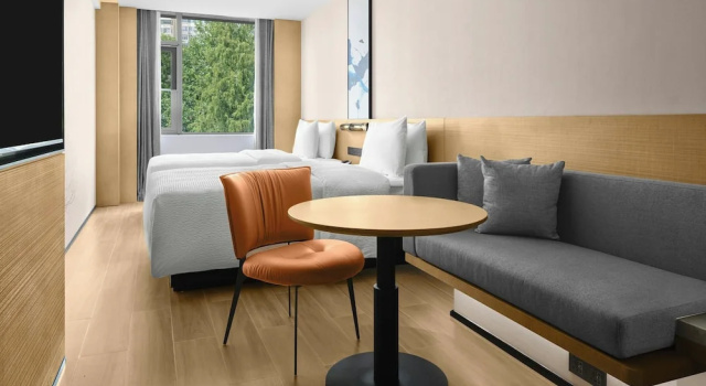 Четырёхместный номер Superior с видом на город Fairfield by Marriott Shanghai Xuhui Center