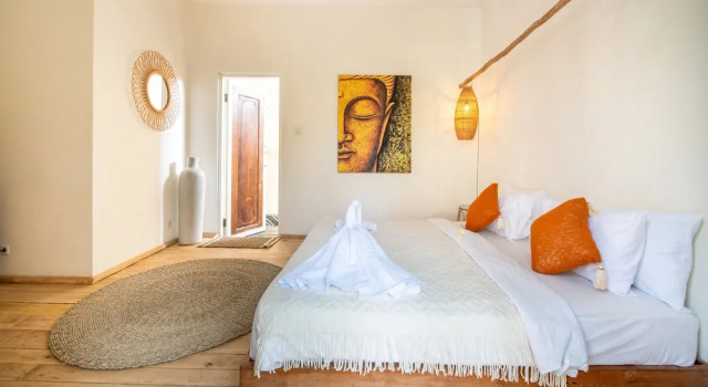 Splendid Villa Shakti Canggu Boho Chic 3bd & Pool, Rezervovat Vila Chaty v Bali, Chalupa