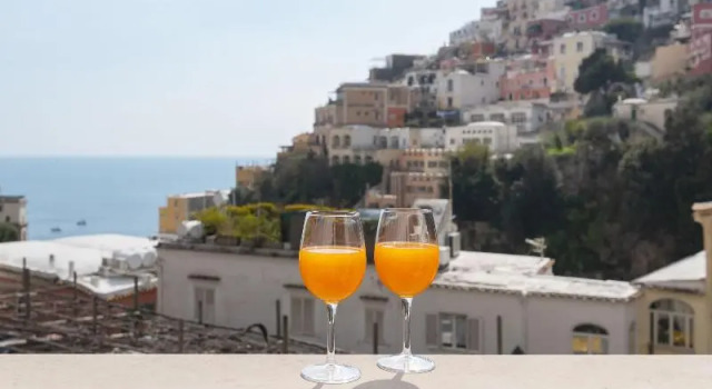 Двухместный номер Standard с балконом и с видом на море Hotel Bougainville