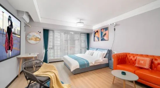 Shangyuan Boutique Stay Movie Apartment (Zhongjiacun Subway Station Guiyuan Temple), Забронировать Апартаменты/квартира Апартаменты Хубэй, Апартаменты/квартира