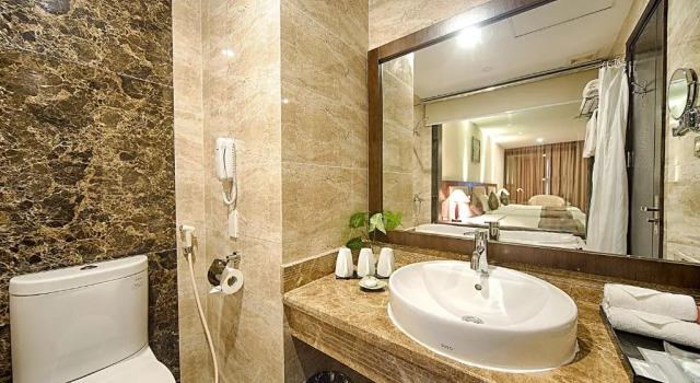 Трёхместный номер Deluxe с видом на море Muong Thanh Grand Cua Lo Hotel