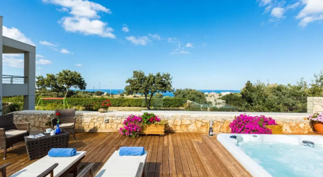 Villa Victoria, Rezerwuj Willa Hotele w Retimno z parkingiem, Parking