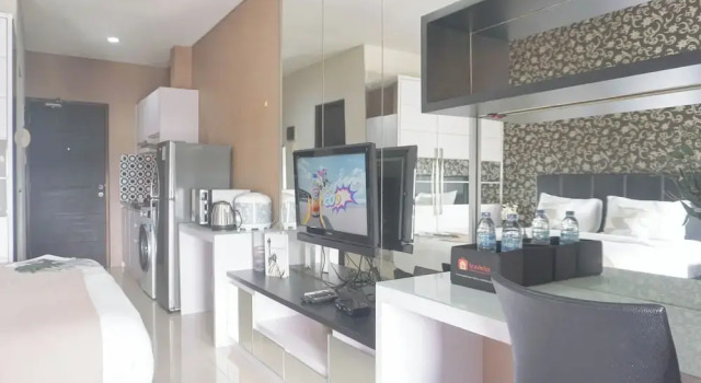Minimalist And Relaxing Studio Room At Tamansari Semanggi Apartment, Book Apartment Jakarta Jakarta Province