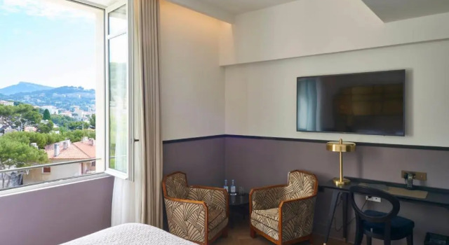 Номер Deluxe Hôtel Les Roches Blanches Cassis