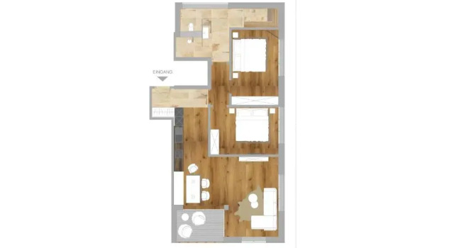 2 Bedrooms Chalet Eibele Chalets