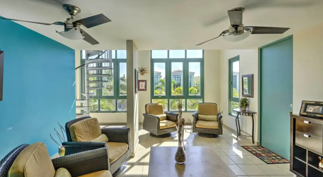 Апартаменты с 3 комнатами с балконом Tropical Puerto Rico Penthouse: Waterpark On-site!