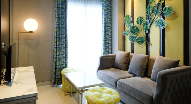 Апартаменты Nice And Relax 1Br At Grand Sungkono Lagoon Apartment