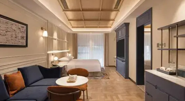 Двухместный семейный люкс Deluxe с 2 комнатами Blossom Manoir Chongqing Opening Port Heritage Park
