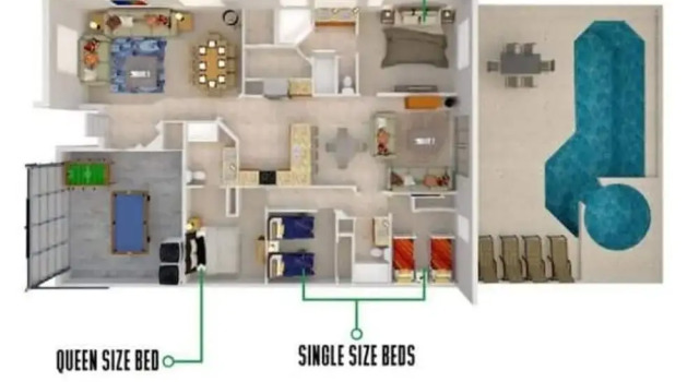 Коттедж Entertaining Game Room 4BR Near Disney