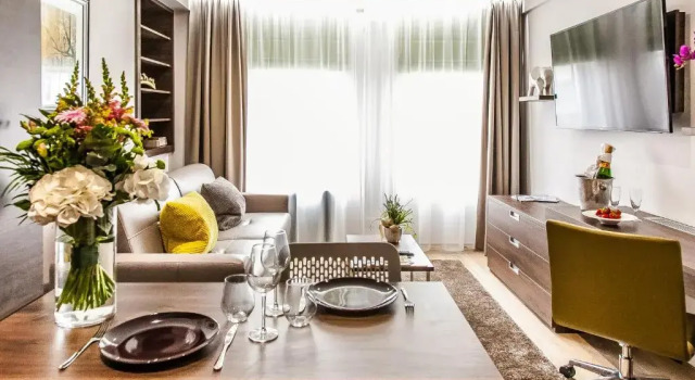 Апартаменты c 1 комнатой Hampton Suites Serviced Apartments