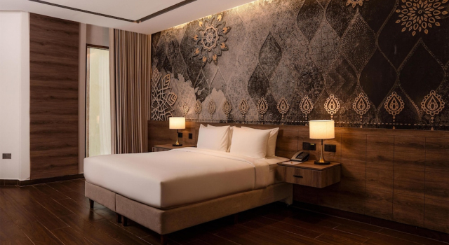 Двухместный номер Superior с видом на бассейн Golden Tulip Muscat The Village