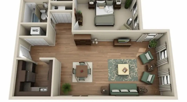 Апартаменты Premier Remarkable One Bedroom Suite