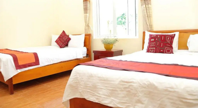 Трёхместный номер Standard с видом на горы Thien Thanh Hotel