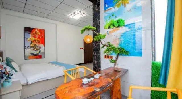 Кровать в общем номере (мужской номер) Weizhou Island Shengdao Xin Hotel