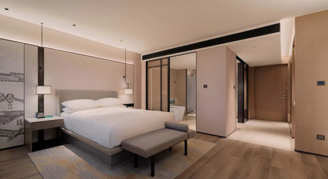 Двухместный номер Standard с видом на гавань Shantou Marriott Hotel