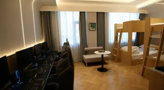 Кровать в общем номере Nanxi Hotel (Jinbaihui Times Square Store, Nanjie Village)