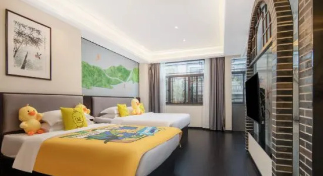 Семейный люкс Hangzhou Rezen HAOZEN HOTEL (Song City)