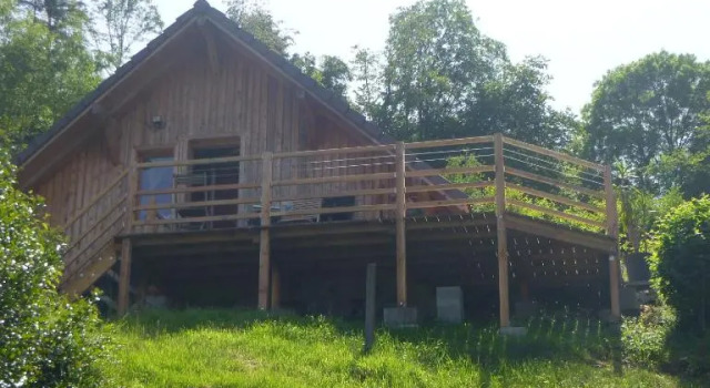 Коттедж c 1 комнатой Gîte La Bergerie Chalet indépendant