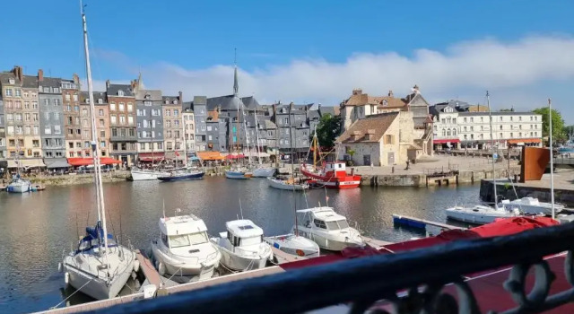 Апартаменты Le Petit Navire - 4P - View of the Port of Honfleur