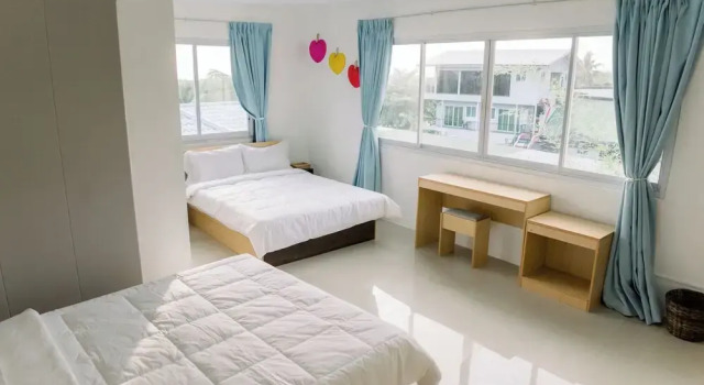 Standardowy czteroosobowy rodzinny pokój z widokiem na ocean 8 Plus Beach Resort