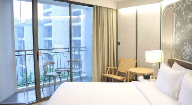 Двухместный номер Superior с балконом The Quarter Chaophraya by UHG - Riverfront Hotel, Walk to ICONSIAM