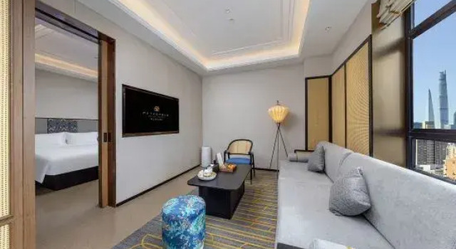 Двухместный люкс JinJiang Metropolo Sanming Building Shanghai Hotel
