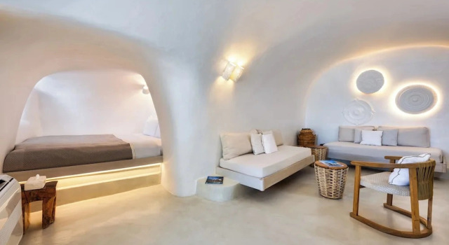 Люкс Outdoor Jacuzzi Signature Cave Athina Aperto Suites