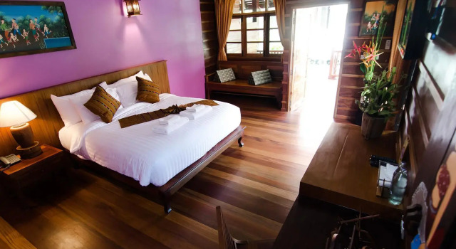 Двухместный номер Standard с балконом и с красивым видом из окна Maikaew Damnoen Resort