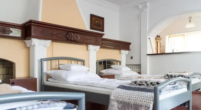 Кровать в общем номере Magic Garden Hostel