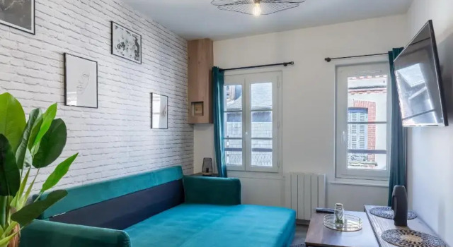 Vert d'Hotes - Charming renovated apartment - downtown - WIFI -, Забронировать Апартаменты/квартира Онфлер 