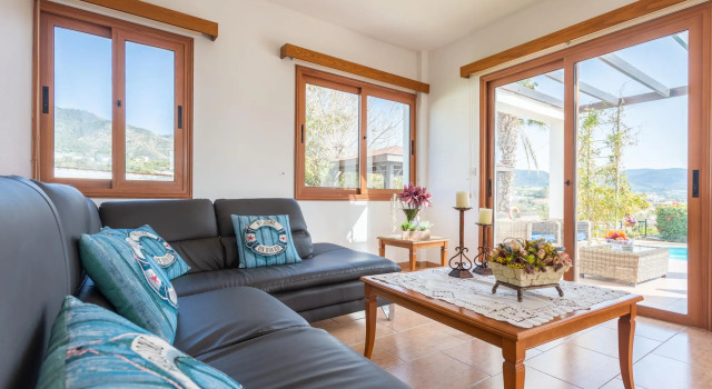 Villa Pelagos Large Private Pool Walk to Beach Sea Views A C Wifi - 2429