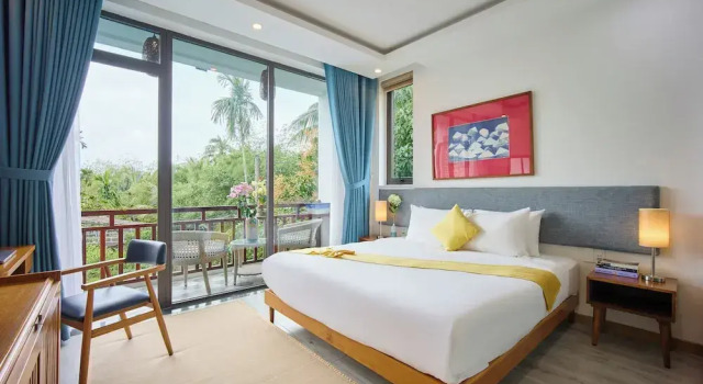 Двухместный номер Deluxe с балконом и с красивым видом из окна Chieu Ha Village Riverside - Hoi An