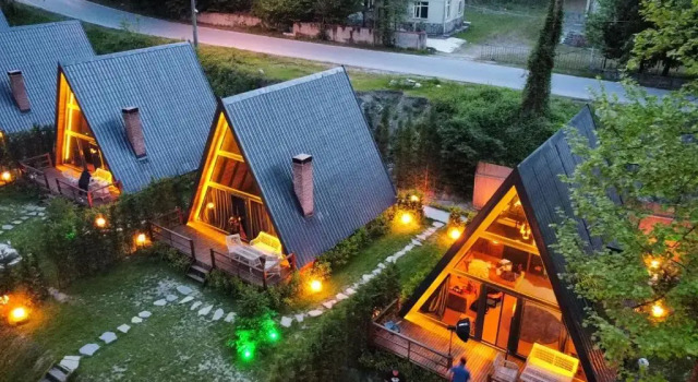 Двухместный номер Standard с видом на горы BLS Bungalove Sapanca