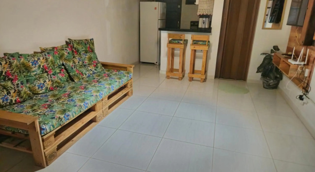 Apartamento super mobilhado com piscina e churrasqueira, Book Apartment Ubatuba Sao Paulo State