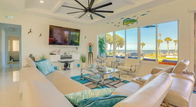 Sleek Fort Pierce Vacation Rental w/ Private Dock!, Book Hotel Fort Pierce Shores Florida