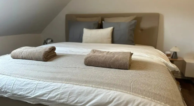 Cozy 1BR plus LR Apt Ghent Gravensteen, Забронировать Апартаменты/квартира Гент Leiestreek, рядом с Graffiti Street