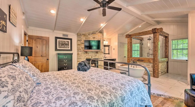 Catcha Fallin Star - 2 Bedroom Suites & Fire Pit, Boek Hotel Hochatown Oklahoma