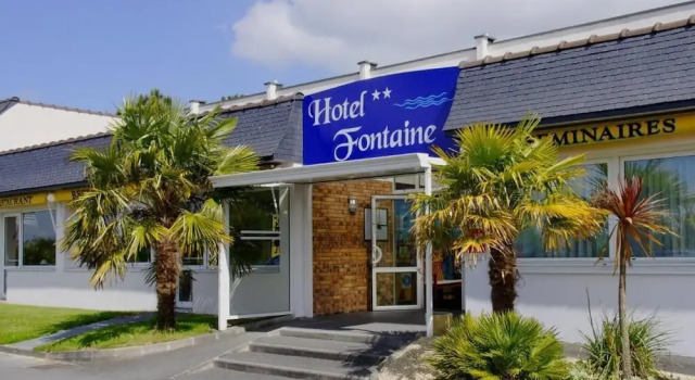 Hôtel Fontaine, Morlaix, Забронировать Отель Отели Finistère с парковкой, Парковка