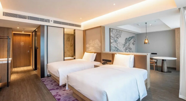 Standard Neljän hengen Perhe huone vuoristomaisema Courtyard By Marriott Chongli