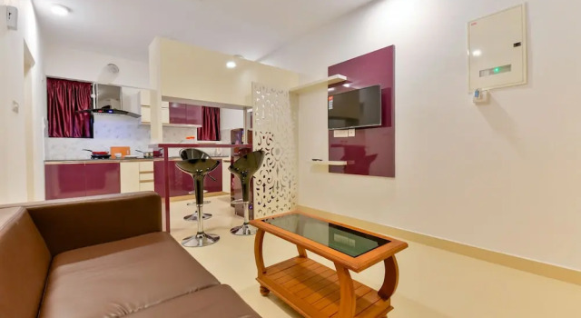 Номер Standard OYO 16140 Home Exotic 1BHK Kakkanad