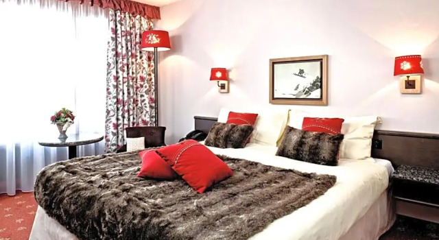 Двухместный номер Standard с балконом Chalet-Hotel Beau-Site