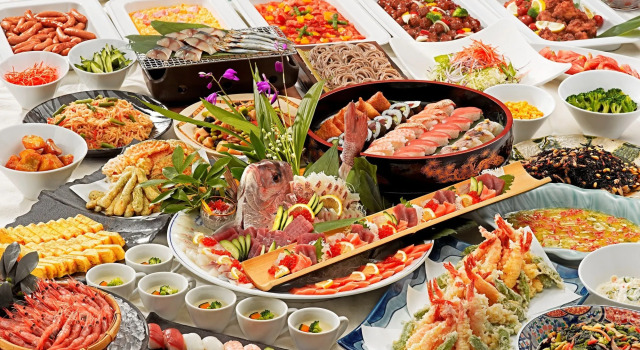 Ooedo Onsen Monogatari Premium Yamanaka Grand Hotel, Rezerwuj Hotel Hotele w Ishikawa z basenem, Basen