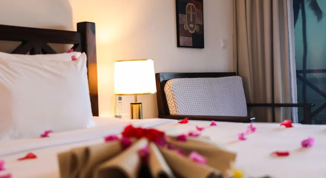 Двухместный номер Deluxe с видом на океан Alladin Boutique Beach Hotel and SPA Zanzibar