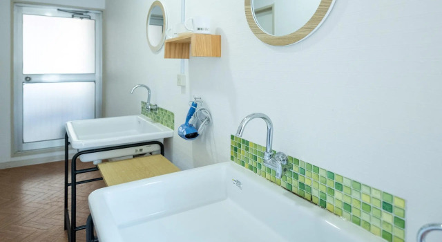 Кровать в общем номере HOSTEL PAQ tokushima