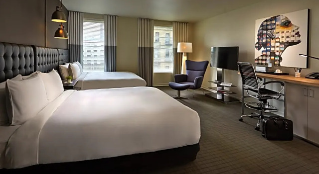 Четырёхместный номер Hotel Zetta San Francisco