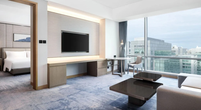 Двухместный клубный люкс с видом на город The Westin Beijing Financial Street