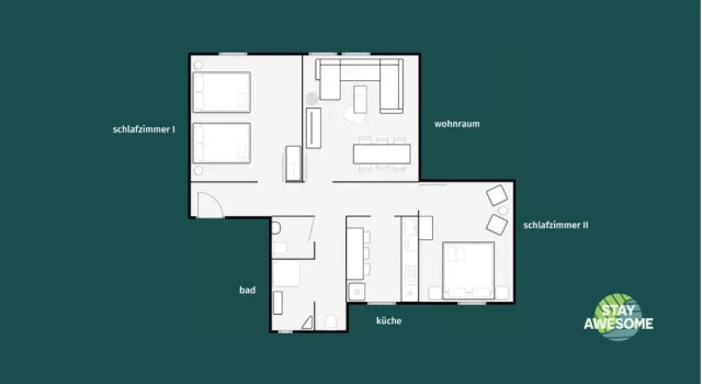 Stay Awesome - Urban Jungle Apartment in Wilhelmshöhe, Забронировать Апартаменты/квартира Апартаменты земли Гессена, Апартаменты/квартира
