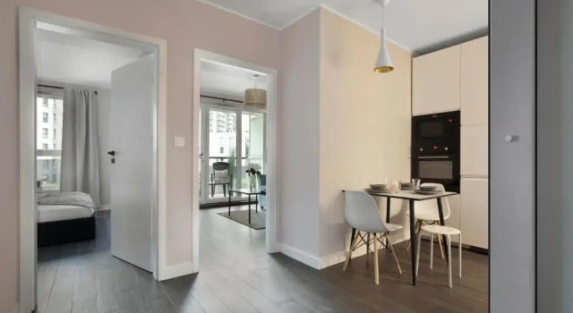 Апартаменты с балконом Elite Apartments Marine Cztery Oceany