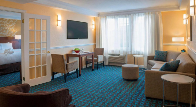 Двухместный люкс Fairfield Inn & Suites by Marriott Ottawa Kanata