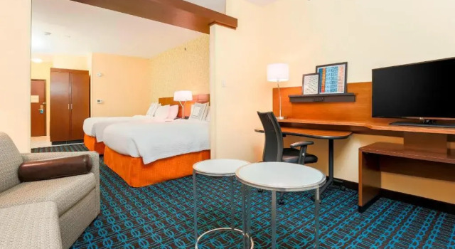 Четырёхместная студия Fairfield Inn & Suites Pleasanton